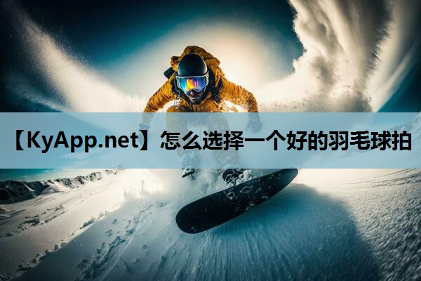 怎么选择一个好的羽毛球拍